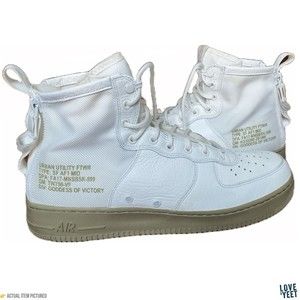 NIKE AIR FORCE 1 SF AF1 MID URBAN UTILITY FTWR GODDESS OF VICTORY Mens Size 13